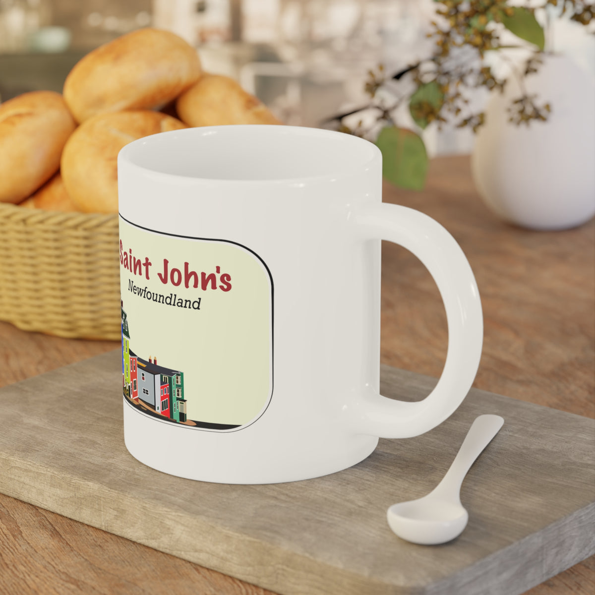 St. John's Newfoundland -Jelly Bean Row Coffee Mug