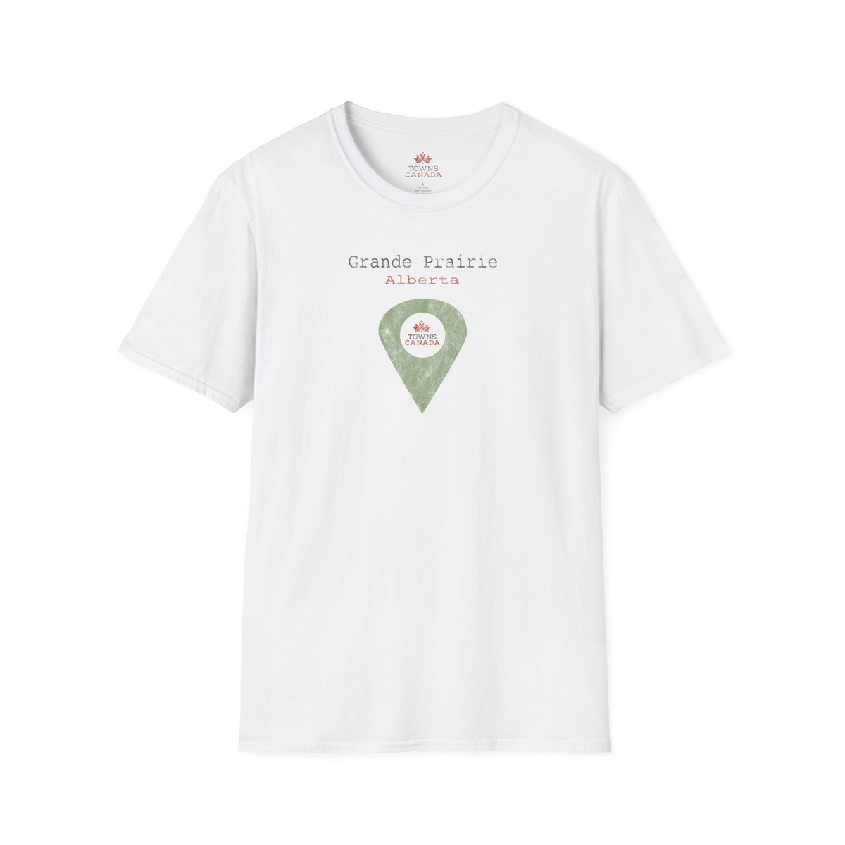 Grande Prairie Alberta Marker Tee – Wear Your Canadian Roots with Pride