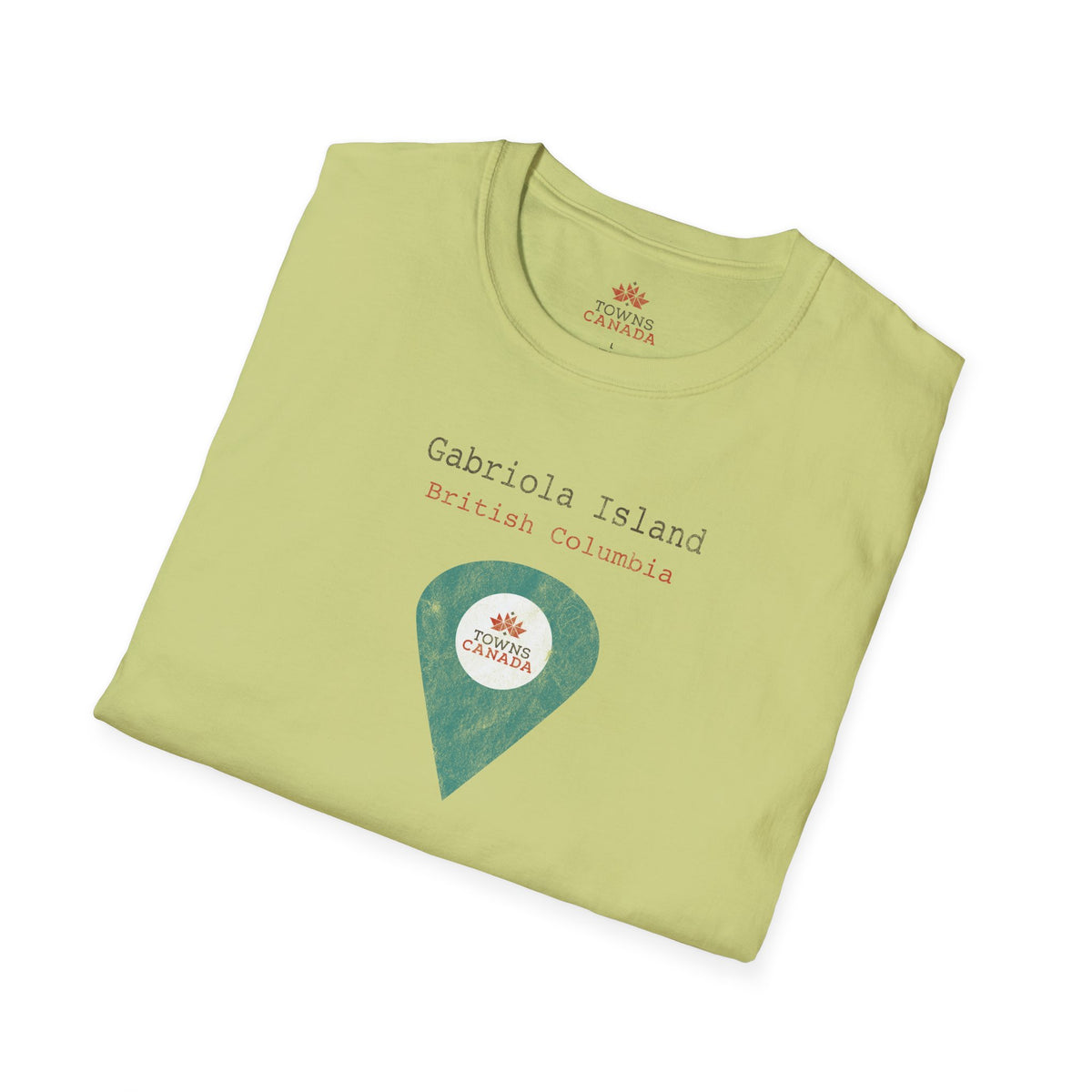 Gabriola Island British Columbia Marker Tee – Wear Your Canadian Roots with Pride
