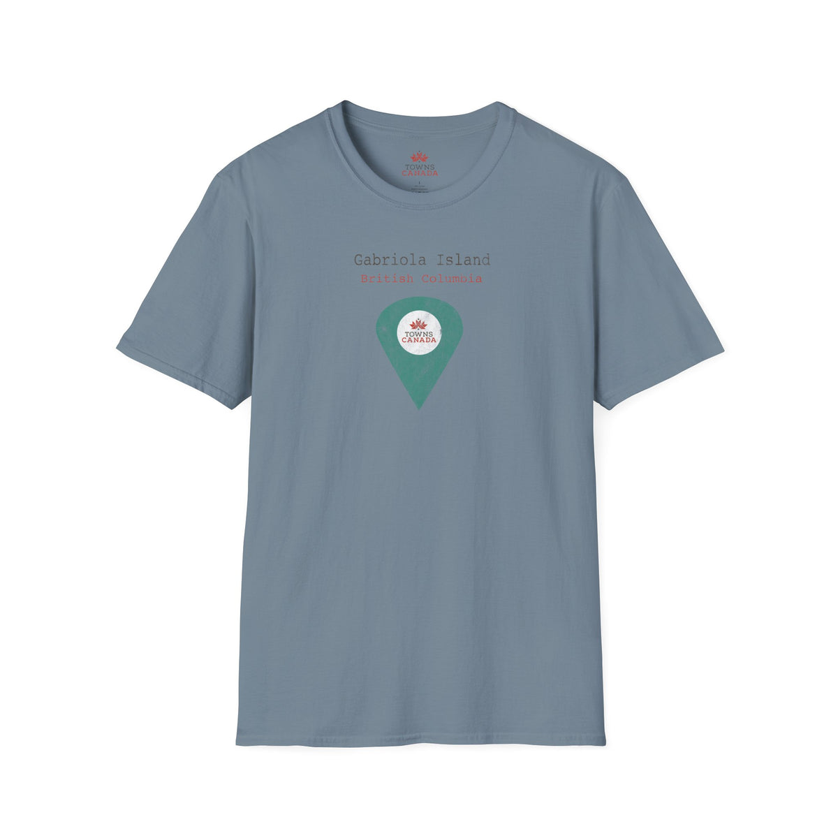 Gabriola Island British Columbia Marker Tee – Wear Your Canadian Roots with Pride
