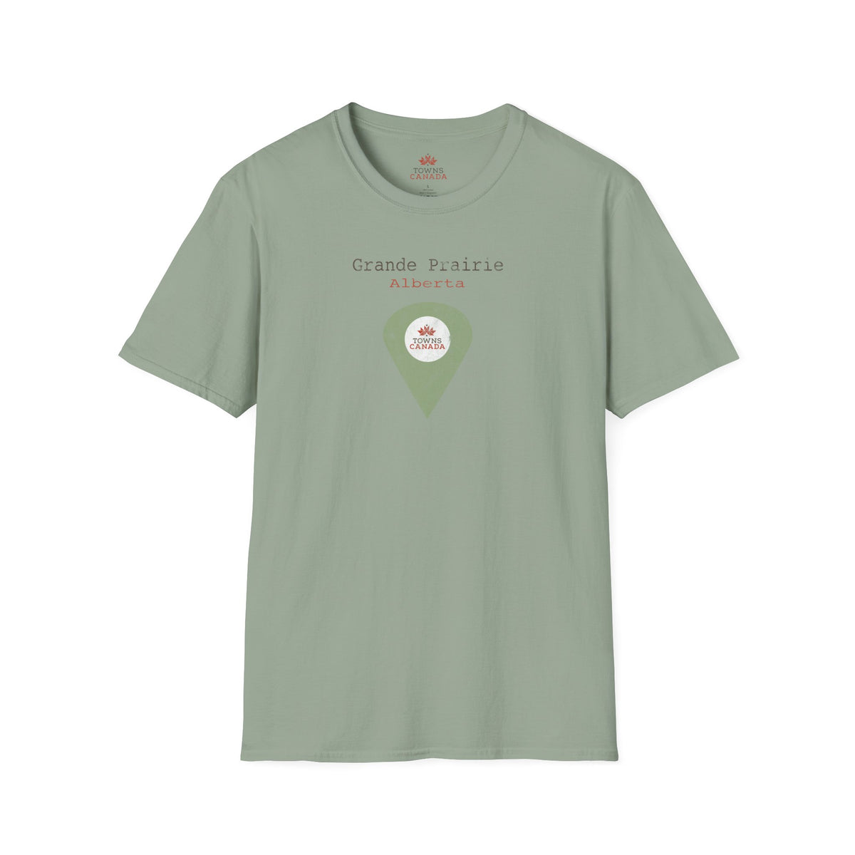 Grande Prairie Alberta Marker Tee – Wear Your Canadian Roots with Pride