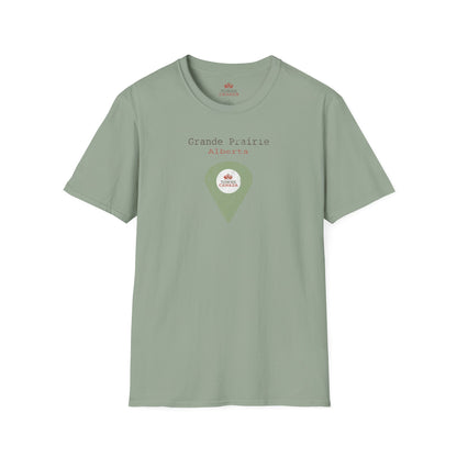 Grande Prairie Alberta Marker Tee – Wear Your Canadian Roots with Pride