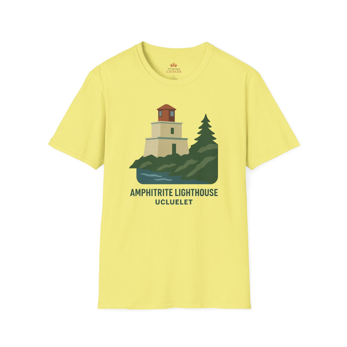 Amphitrite Lighthouse Ucluelet - Canadian Landmark Tee