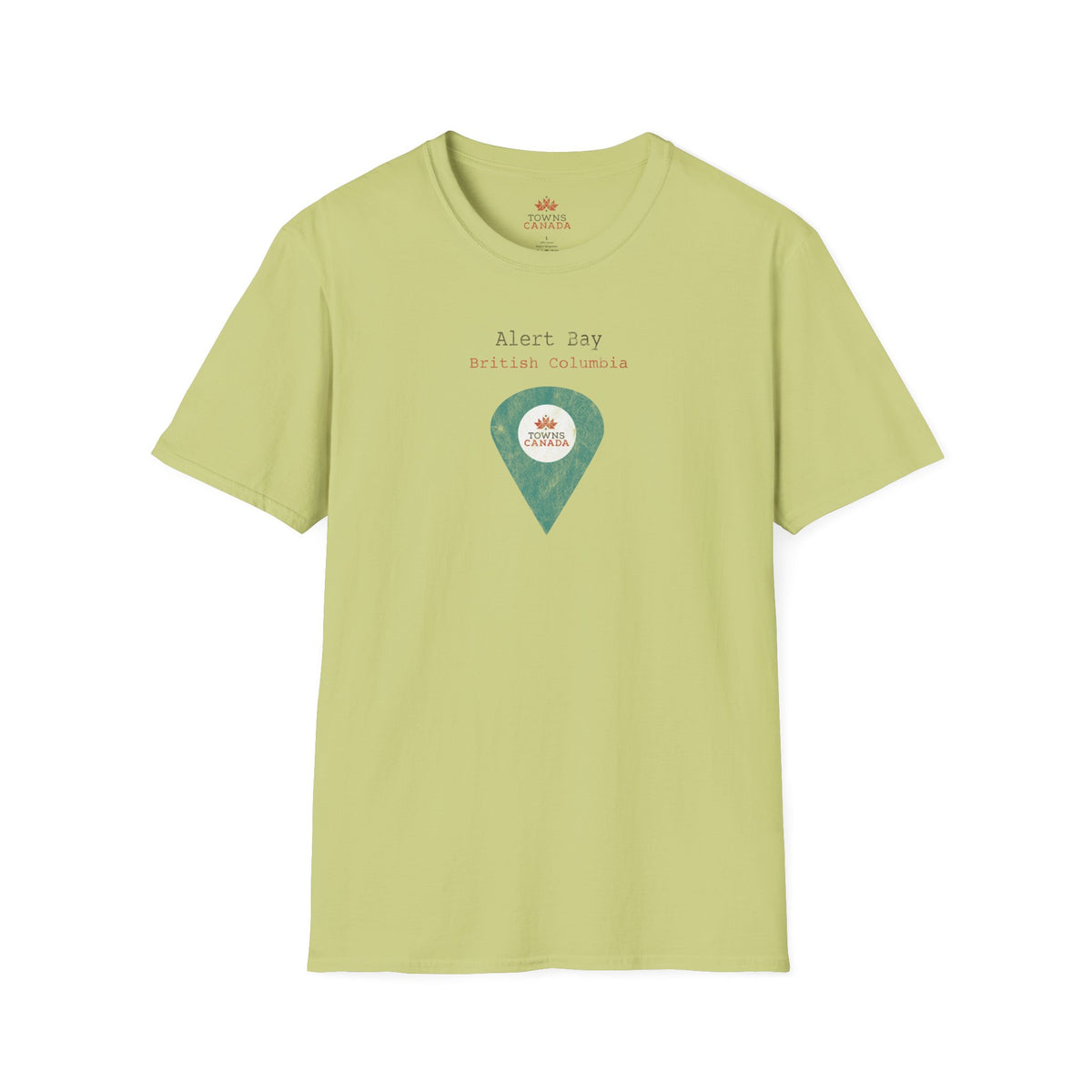 Alert Bay, British Columbia Marker Tee – Wear Your Canadian Roots with Pride