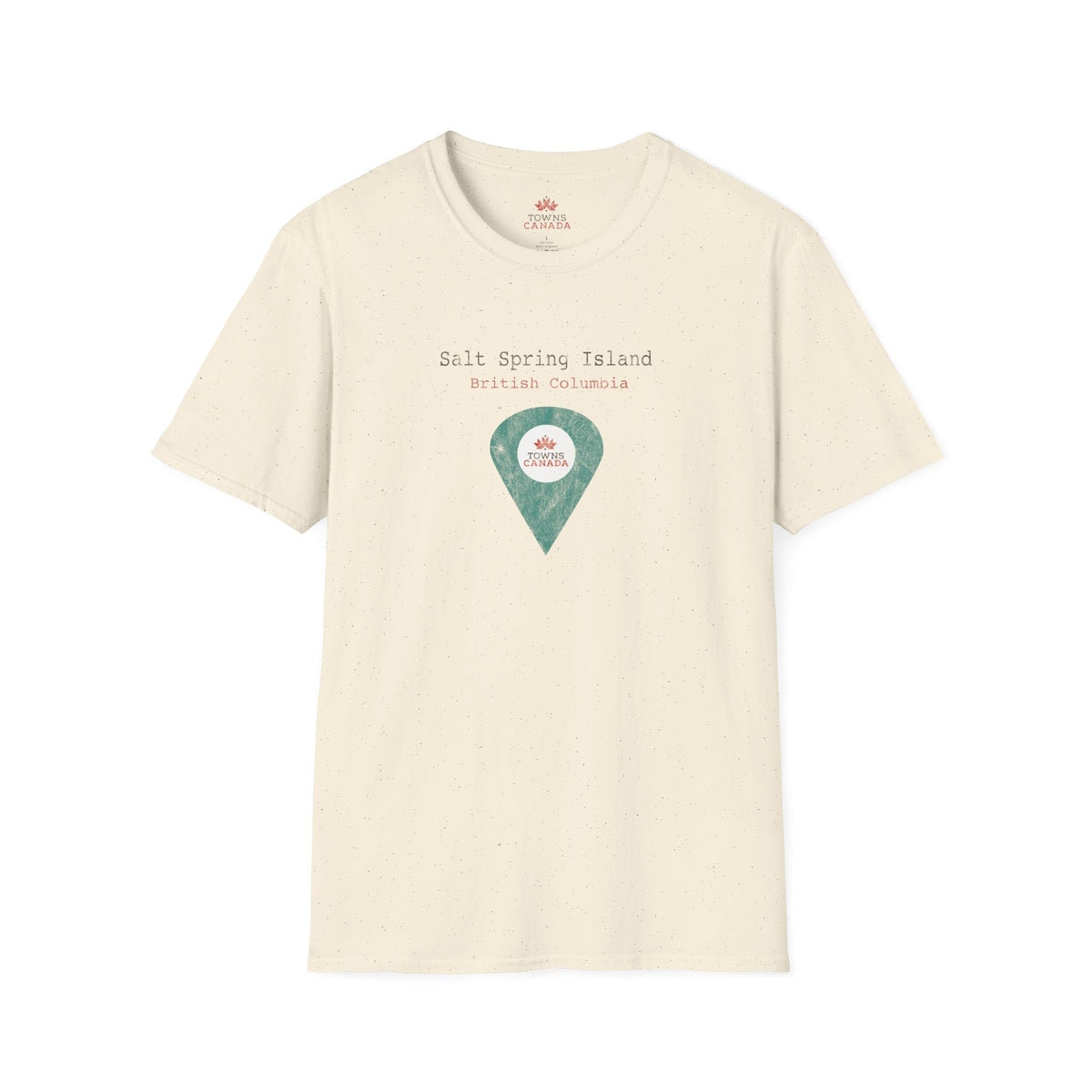 Salt Spring British Columbia Marker Tee - Wear Your Canadian Roots with Pride