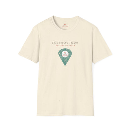 Salt Spring British Columbia Marker Tee - Wear Your Canadian Roots with Pride