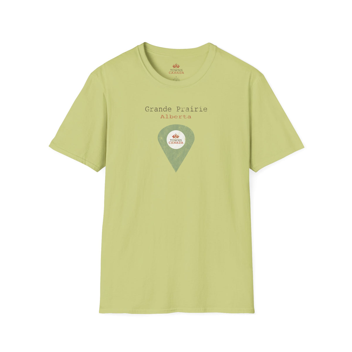 Grande Prairie Alberta Marker Tee – Wear Your Canadian Roots with Pride