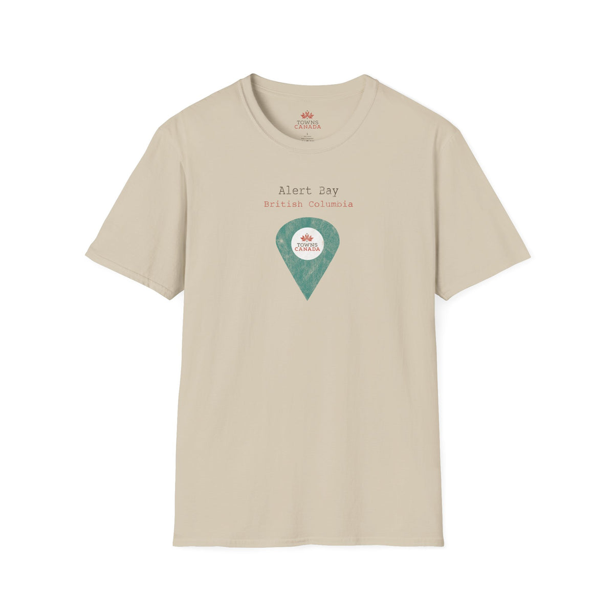 Alert Bay, British Columbia Marker Tee – Wear Your Canadian Roots with Pride