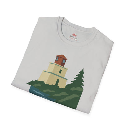 Amphitrite Lighthouse Ucluelet - Canadian Landmark Tee