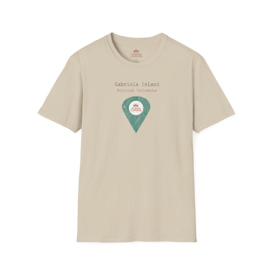 Gabriola Island British Columbia Marker Tee – Wear Your Canadian Roots with Pride