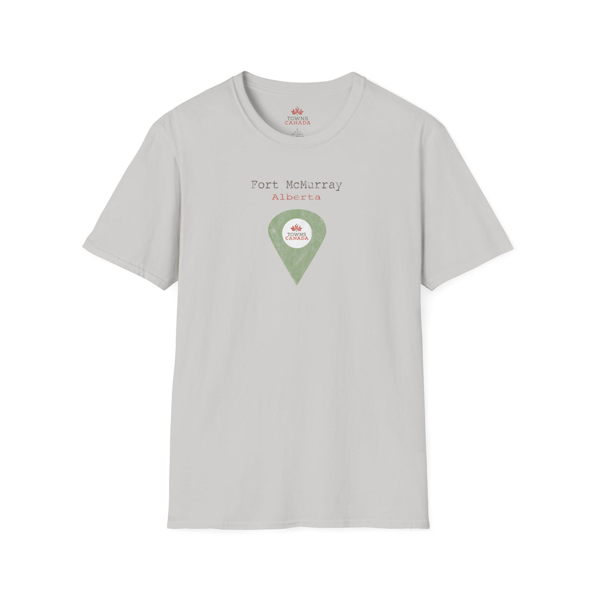 Fort McMurray Alberta Marker - Unisex Vintage Design Cotton T-Shirt