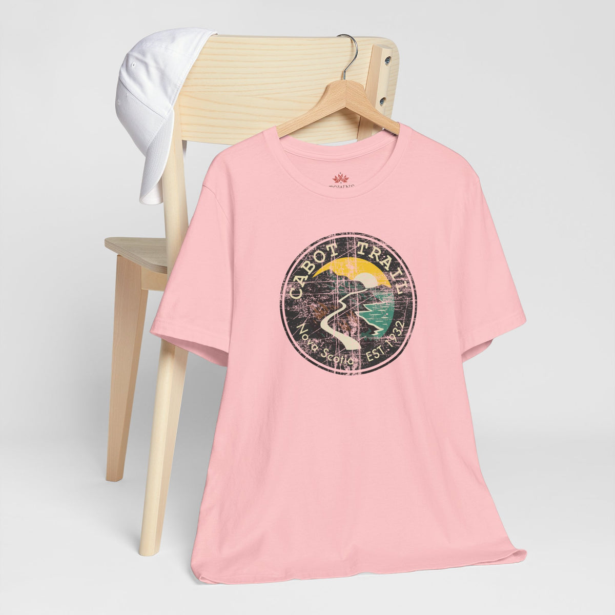 Cabot Trail - Nova Scotia - Vintage Emblem Tee