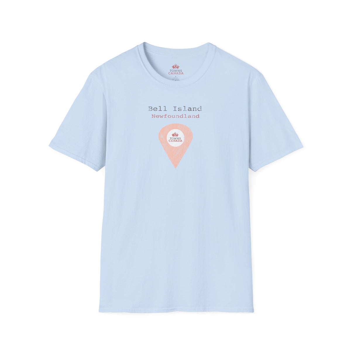 Bell Island Newfoundland Marker - Unisex Vintage Design Cotton T-Shirt
