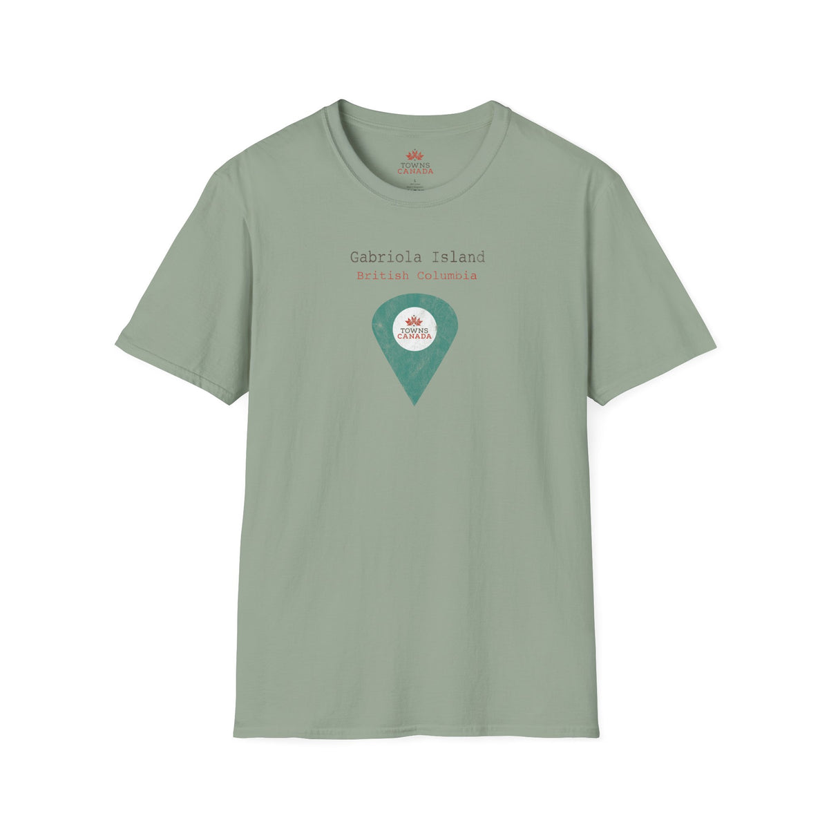 Gabriola Island British Columbia Marker Tee – Wear Your Canadian Roots with Pride