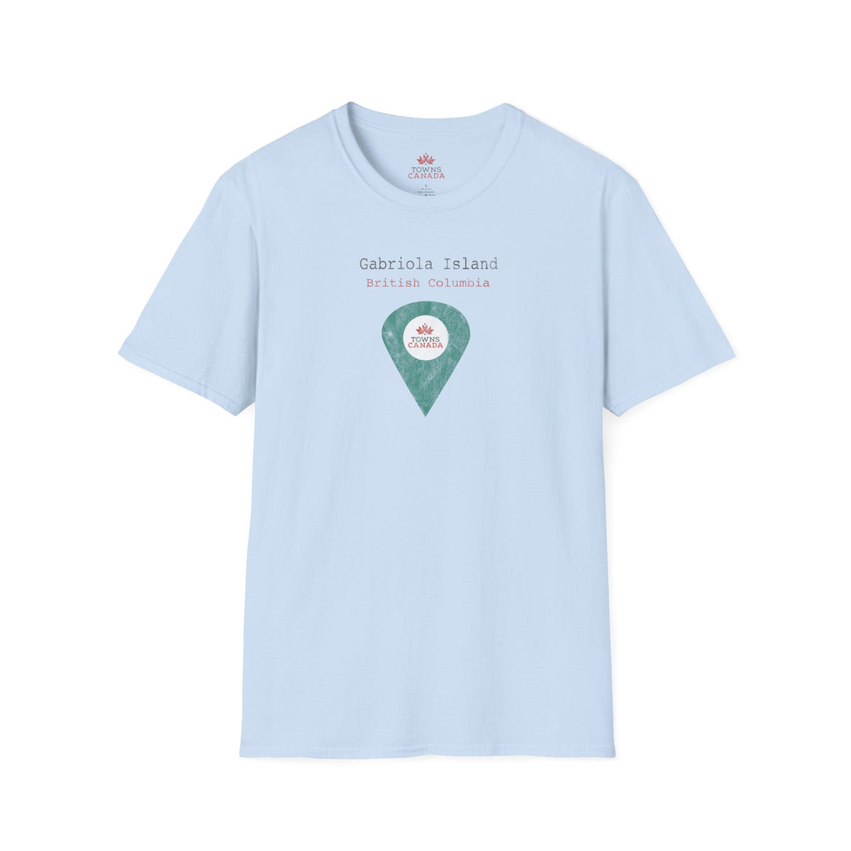 Gabriola Island British Columbia Marker Tee – Wear Your Canadian Roots with Pride