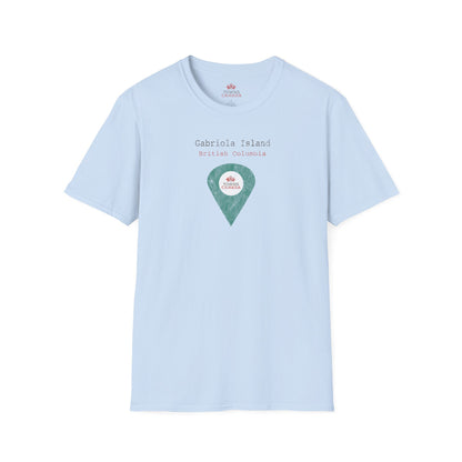 Gabriola Island British Columbia Marker Tee – Wear Your Canadian Roots with Pride