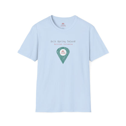 Salt Spring British Columbia Marker Tee - Wear Your Canadian Roots with Pride