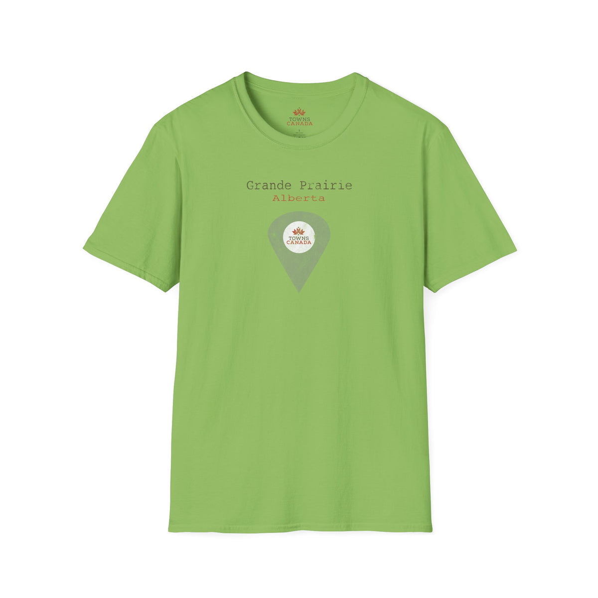 Grande Prairie Alberta Marker Tee – Wear Your Canadian Roots with Pride