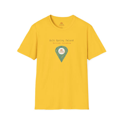 Salt Spring British Columbia Marker Tee - Wear Your Canadian Roots with Pride