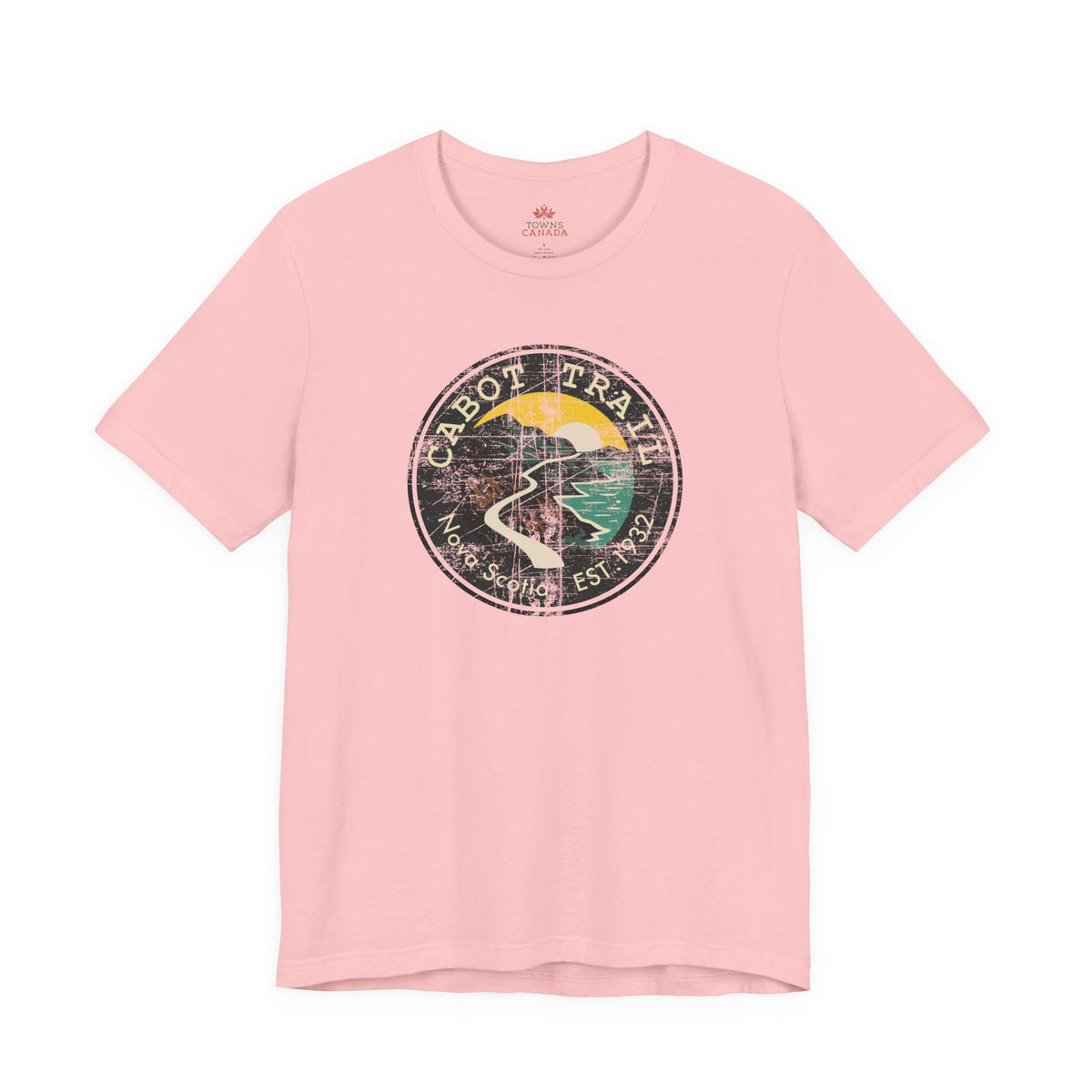 Cabot Trail - Nova Scotia - Vintage Emblem Tee