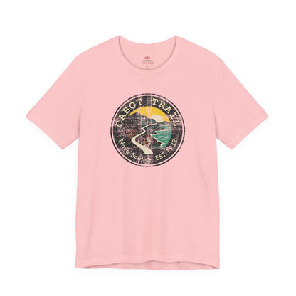 Cabot Trail - Nova Scotia - Vintage Emblem Tee