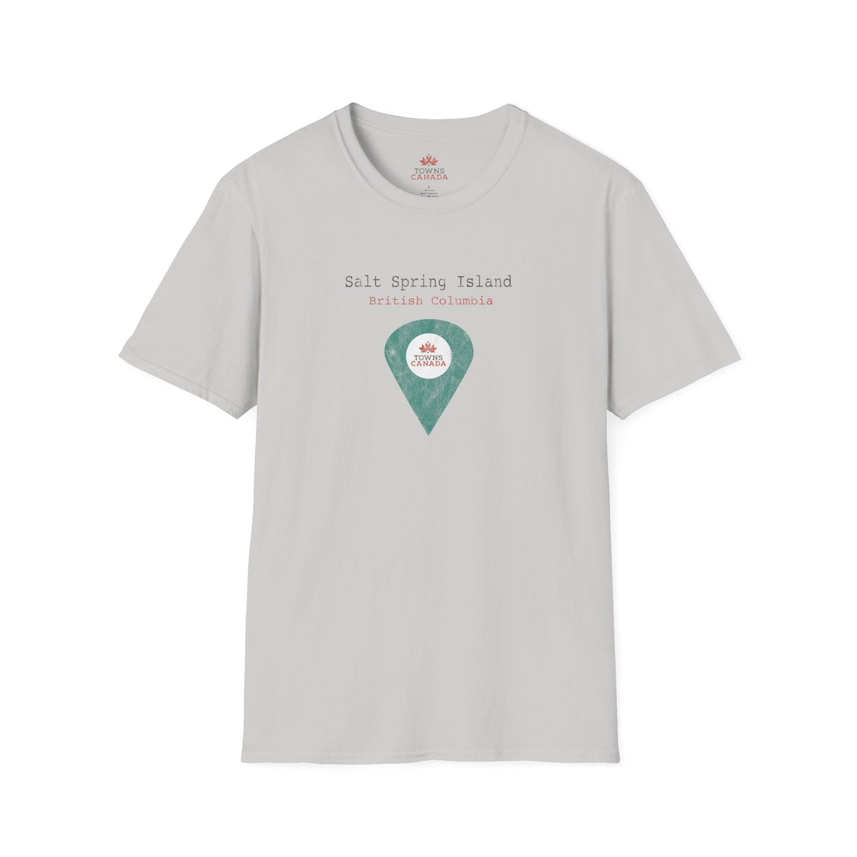 Salt Spring British Columbia Marker Tee - Wear Your Canadian Roots with Pride