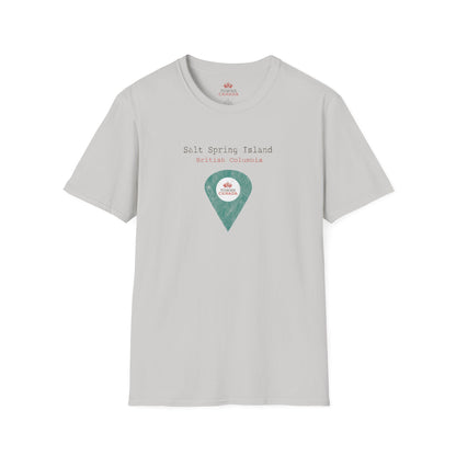 Salt Spring British Columbia Marker Tee - Wear Your Canadian Roots with Pride