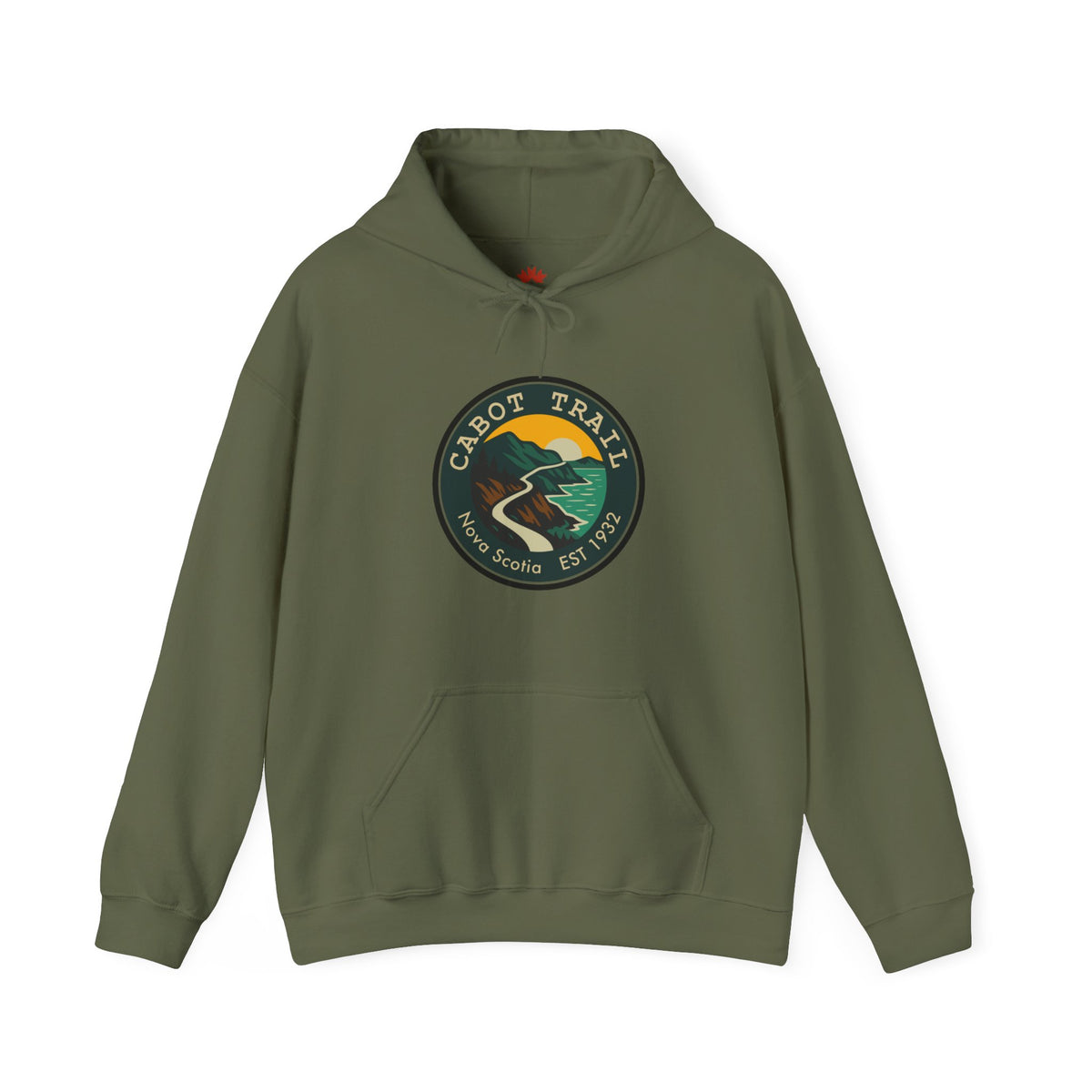 Cabot Trail - Nova Scotia - Canadian Emblem Hoodie