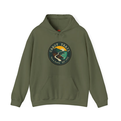 Cabot Trail - Nova Scotia - Canadian Emblem Hoodie