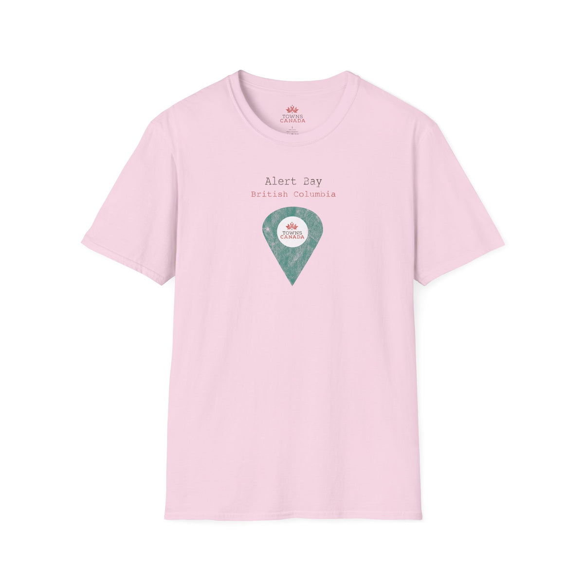 Alert Bay, British Columbia Marker Tee – Wear Your Canadian Roots with Pride