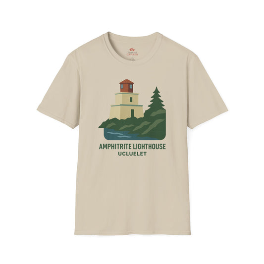 Amphitrite Lighthouse Ucluelet - Canadian Landmark Tee