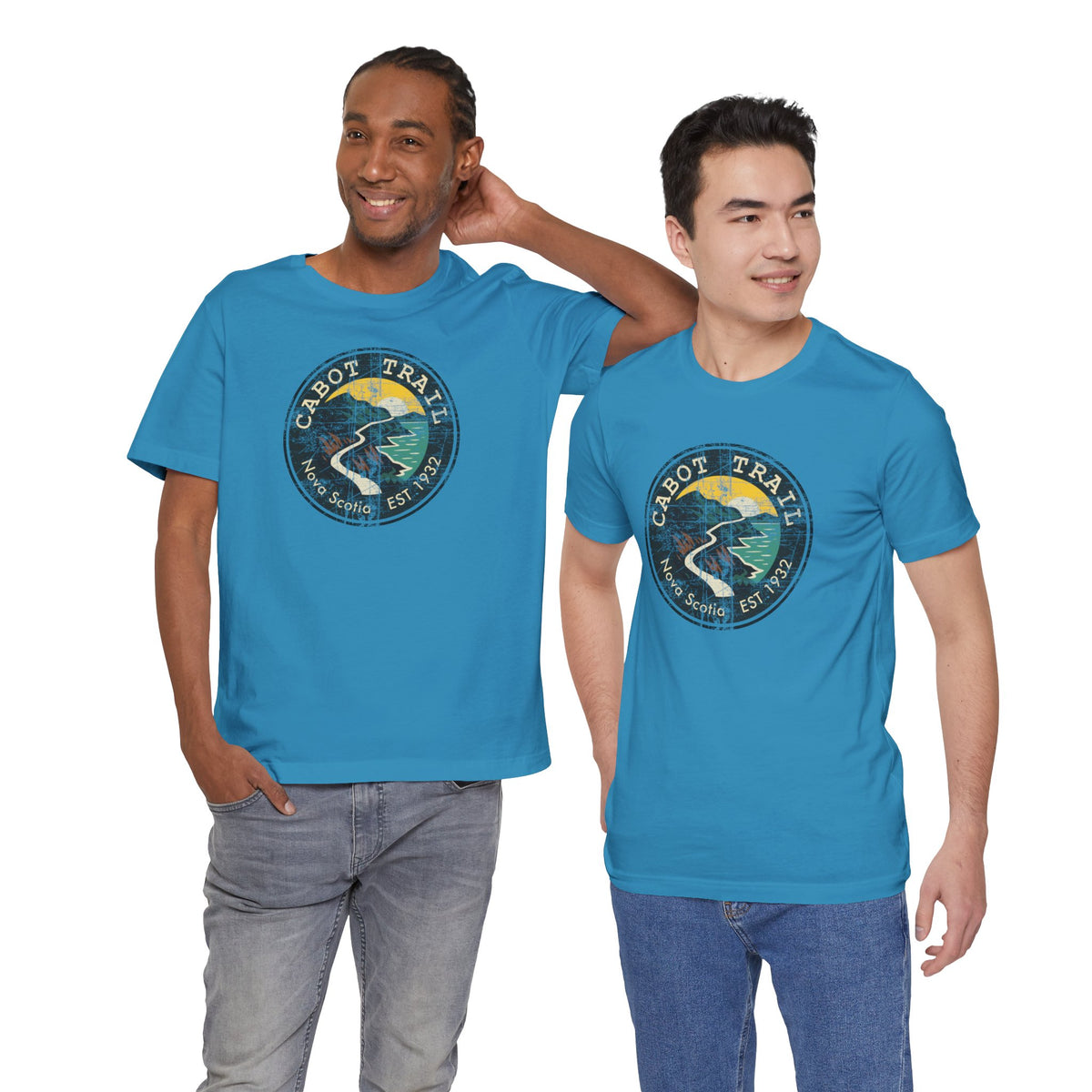 Cabot Trail - Nova Scotia - Vintage Emblem Tee