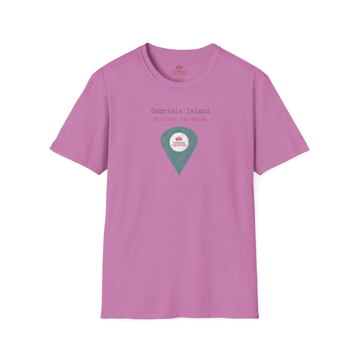 Gabriola Island British Columbia Marker Tee – Wear Your Canadian Roots with Pride