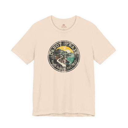 Cabot Trail - Nova Scotia - Vintage Emblem Tee