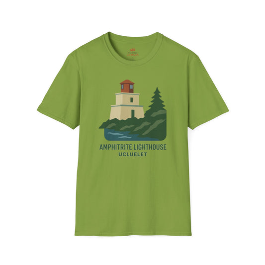Amphitrite Lighthouse Ucluelet - Canadian Landmark Tee