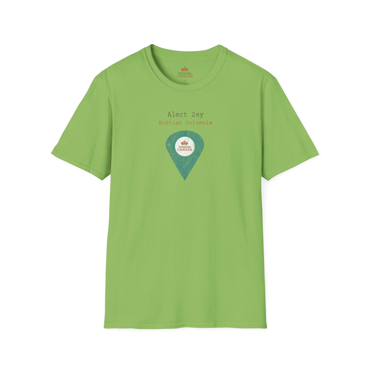 Alert Bay, British Columbia Marker Tee – Wear Your Canadian Roots with Pride