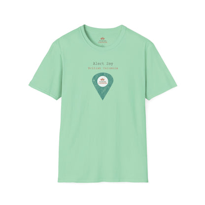 Alert Bay, British Columbia Marker Tee – Wear Your Canadian Roots with Pride