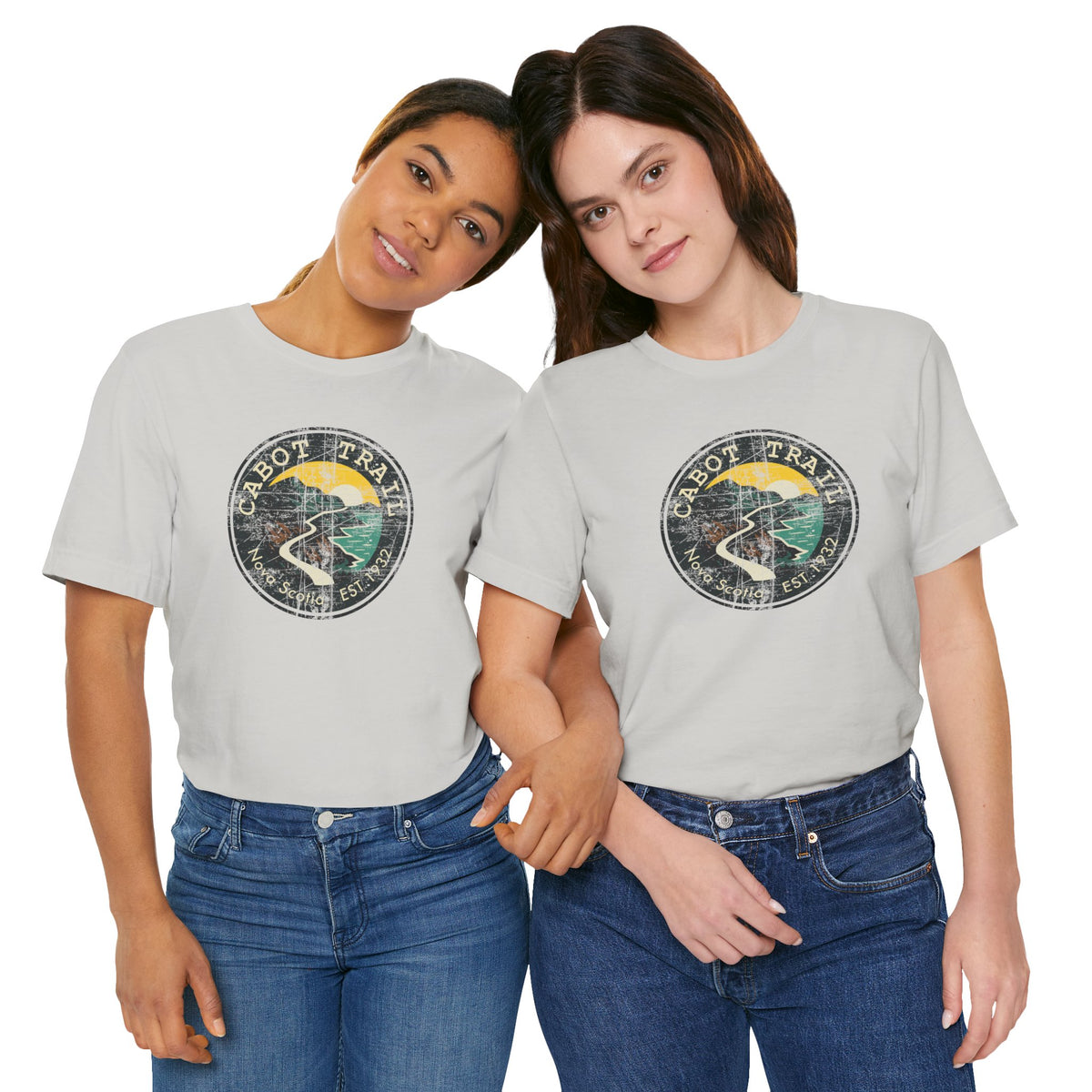 Cabot Trail - Nova Scotia - Vintage Emblem Tee