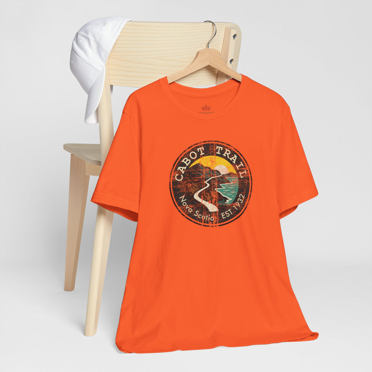 Cabot Trail - Nova Scotia - Vintage Emblem Tee