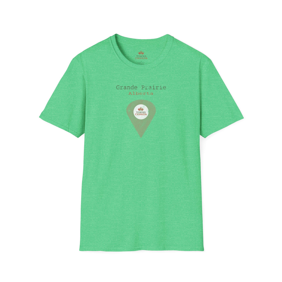 Grande Prairie Alberta Marker Tee – Wear Your Canadian Roots with Pride
