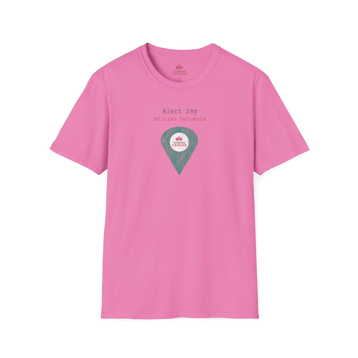 Alert Bay, British Columbia Marker Tee – Wear Your Canadian Roots with Pride