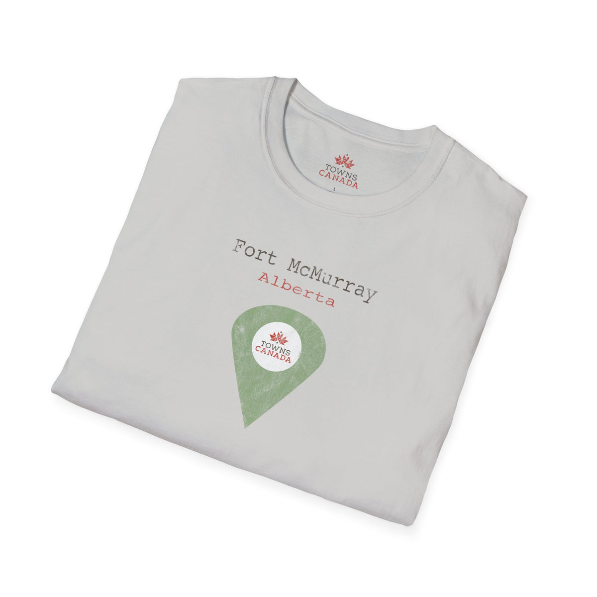 Fort McMurray Alberta Marker - Unisex Vintage Design Cotton T-Shirt