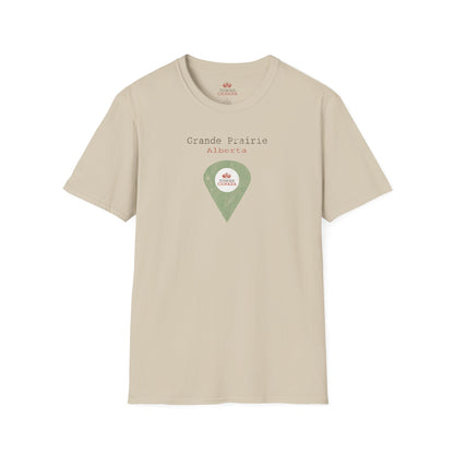 Grande Prairie Alberta Marker Tee – Wear Your Canadian Roots with Pride