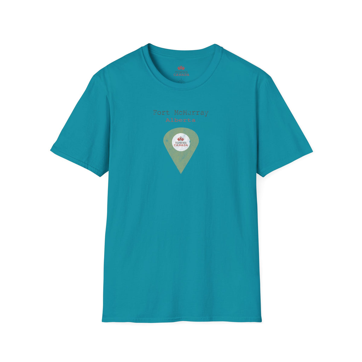 Fort McMurray Alberta Marker - Unisex Vintage Design Cotton T-Shirt