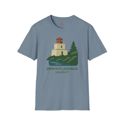 Amphitrite Lighthouse Ucluelet - Canadian Landmark Tee