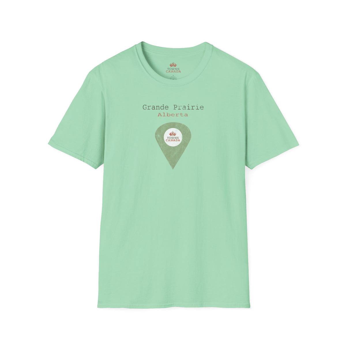 Grande Prairie Alberta Marker Tee – Wear Your Canadian Roots with Pride