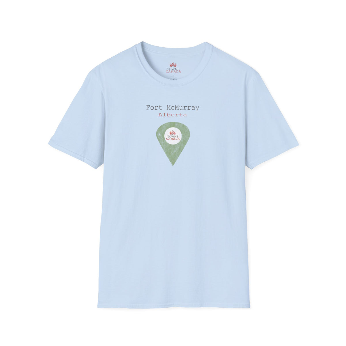 Fort McMurray Alberta Marker - Unisex Vintage Design Cotton T-Shirt