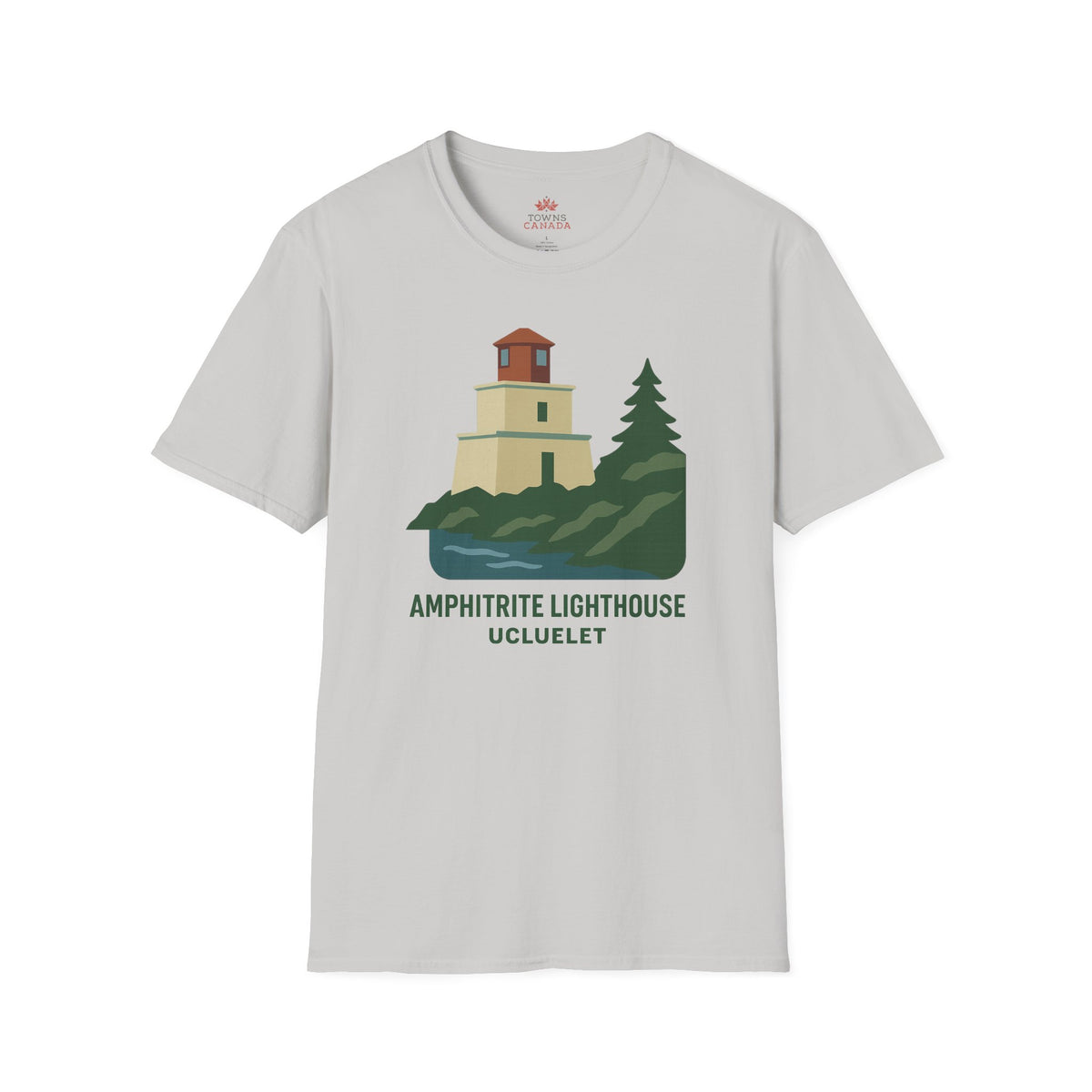 Amphitrite Lighthouse Ucluelet - Canadian Landmark Tee