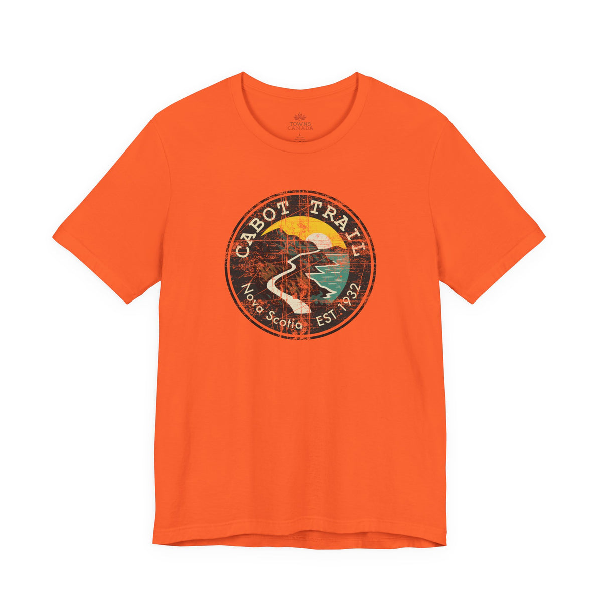 Cabot Trail - Nova Scotia - Vintage Emblem Tee