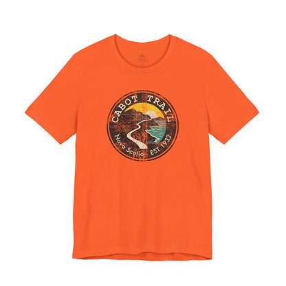 Cabot Trail - Nova Scotia - Vintage Emblem Tee